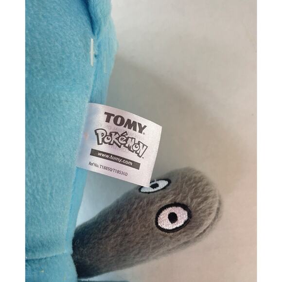 Nintendo Pokemon TOMY Wobbuffet Plush Toy 8" Doll Official 2016 Stuffed Animal - Picture 6 of 10